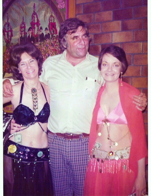 D.C. Fontana, Gene Roddenberry, and Lynn Barker after Daughters of the Desert performance in the '70's
